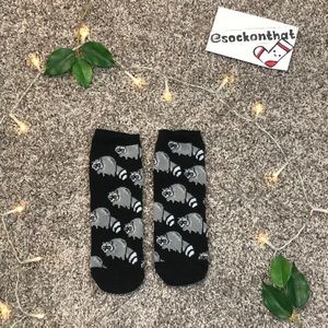 Raccoon Elf the Movie Christmas Socks Fun Women's Cute Comfy
